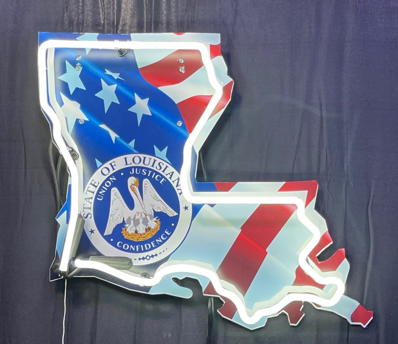 Louisiana State Seal Neon Sign
