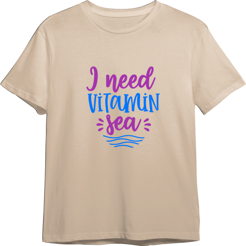 Vitamin Sea CUSTOMIZABLE TShirt (Available in 54 Colors!)