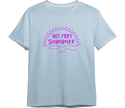 Hot Mom Summer CUSTOMIZABLE TShirt (Available in 54 Colors!)