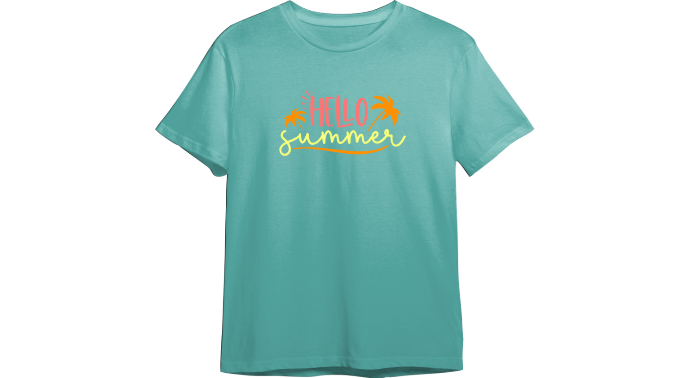 Hello Summer CUSTOMIZABLE TShirt (Available in 54 Colors!)