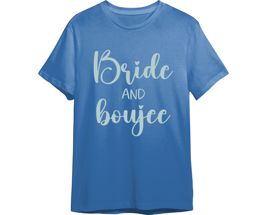 Bride & Boujee Wedding Shirt (Available in 54 Colors!)
