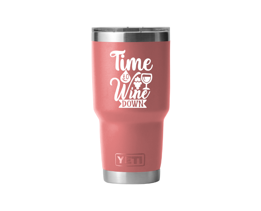 30 oz Tumbler with Design (Available in 16 Colors!)