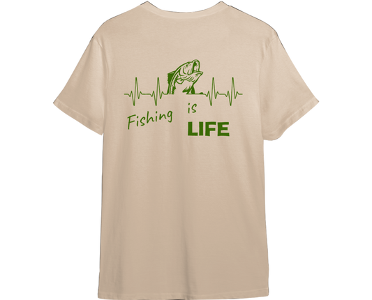 Fishing Is Life Shirt (Available in 54 Colors!)