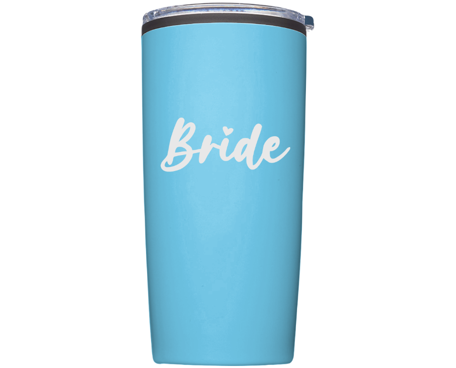 16 oz Tumbler With Bride/Bachelorette Design (Available in 16 Colors!)