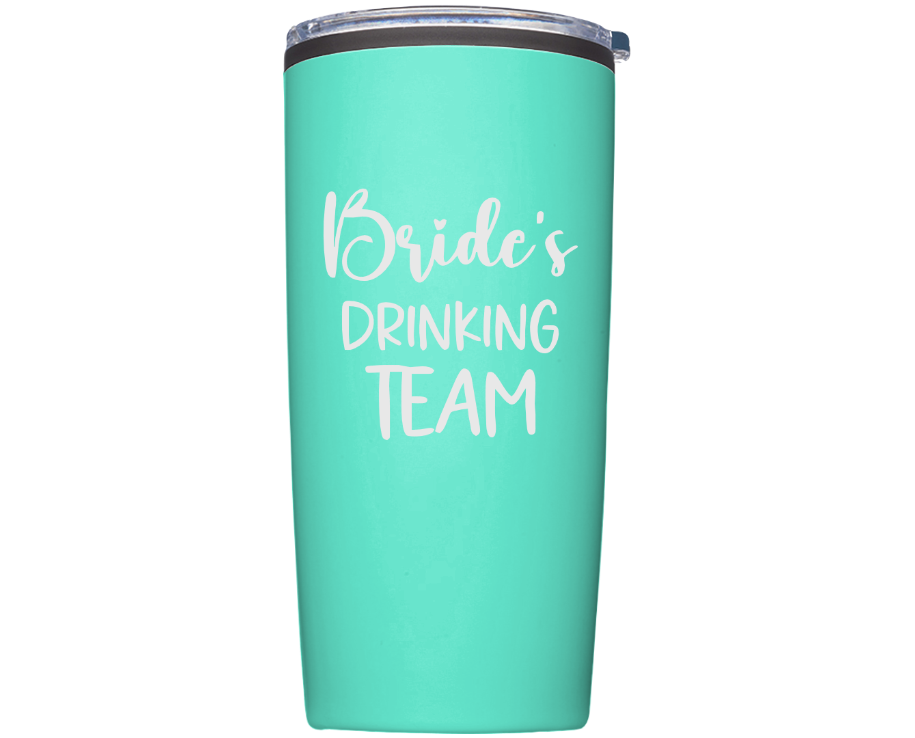 16 oz Tumbler With Bride/Bachelorette Design (Available in 16 Colors!)