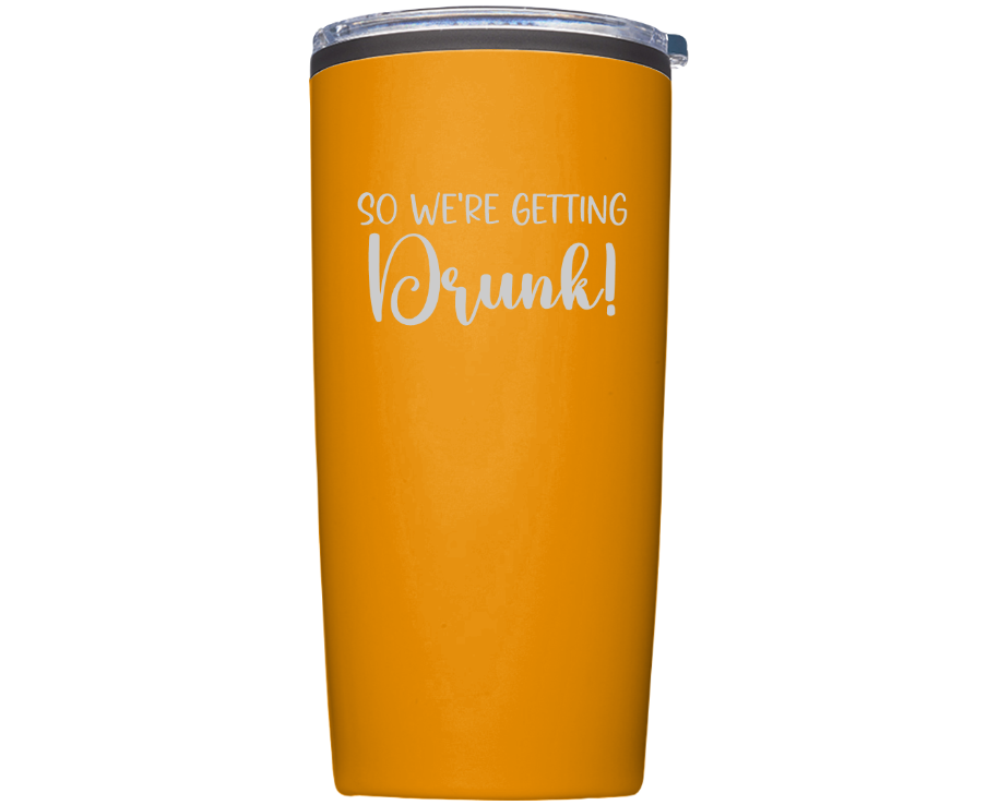 16 oz Tumbler With Bride/Bachelorette Design (Available in 16 Colors!)