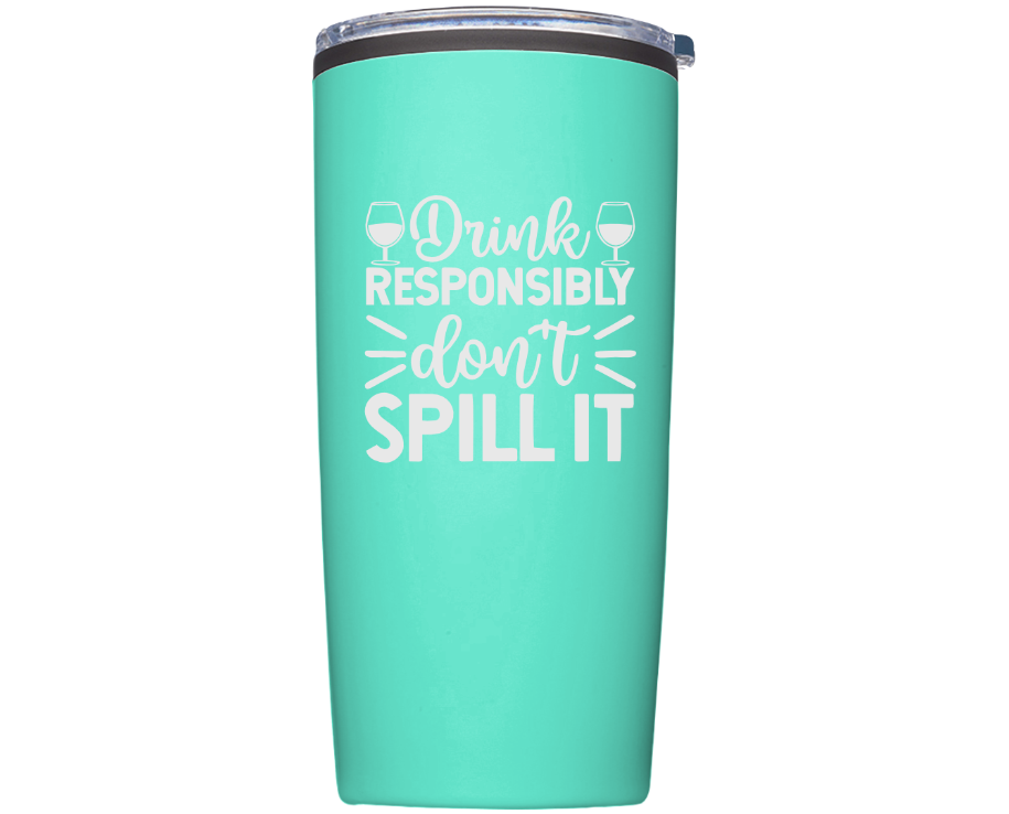 16 oz Tumbler With Design (Available in 16 Colors!)