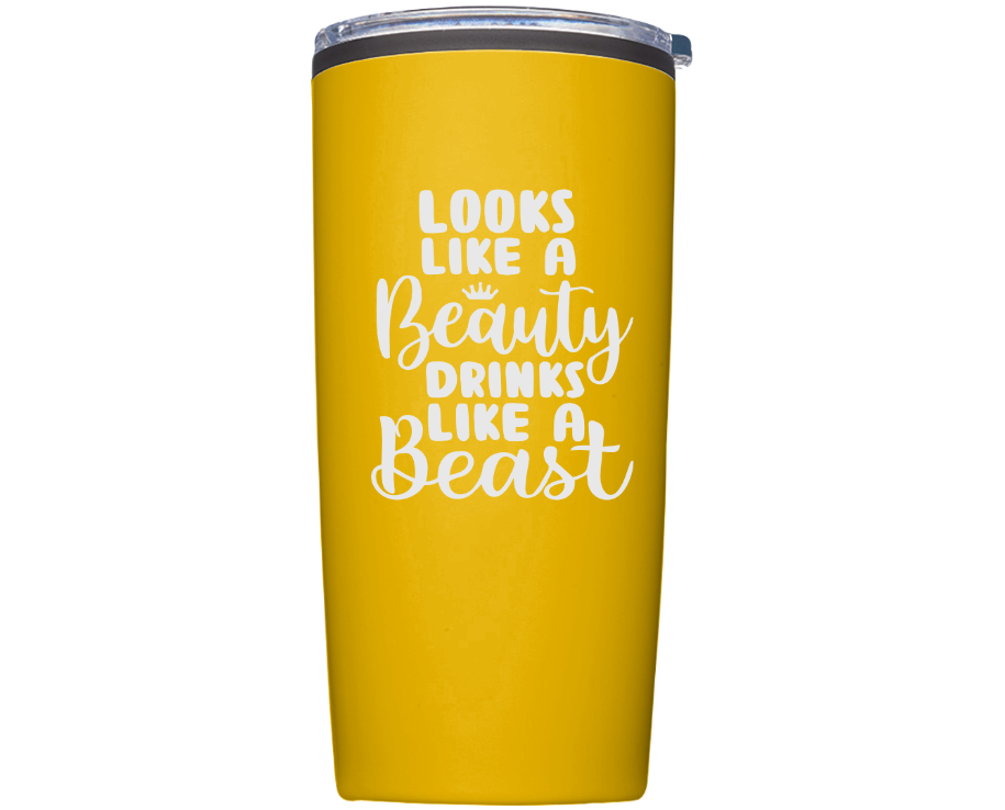 16 oz Tumbler With Design (Available in 16 Colors!)