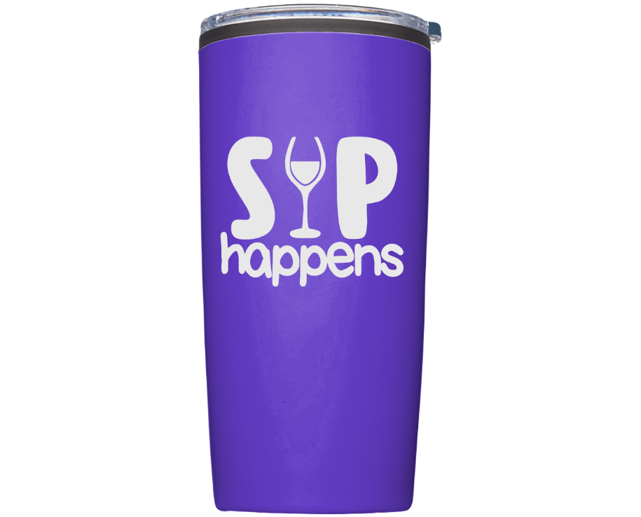 16 oz Tumbler With Design (Available in 16 Colors!)