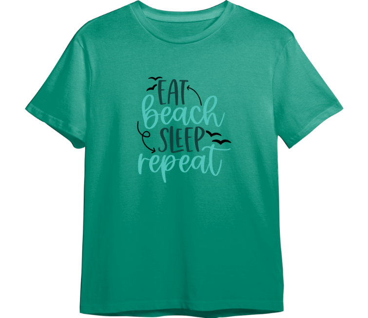 Eat, Beach, Sleep, Repeat CUSTOMIZABLE TShirt