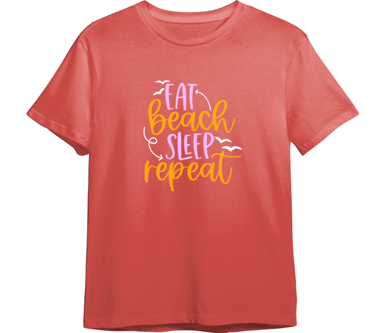 Eat, Beach, Sleep, Repeat CUSTOMIZABLE TShirt