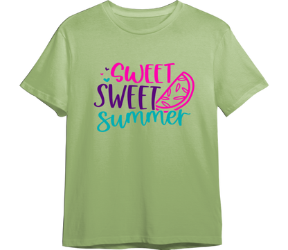 Sweet, Sweet Summer CUSTOMIZABLE TShirt (Available in 54 Colors!)
