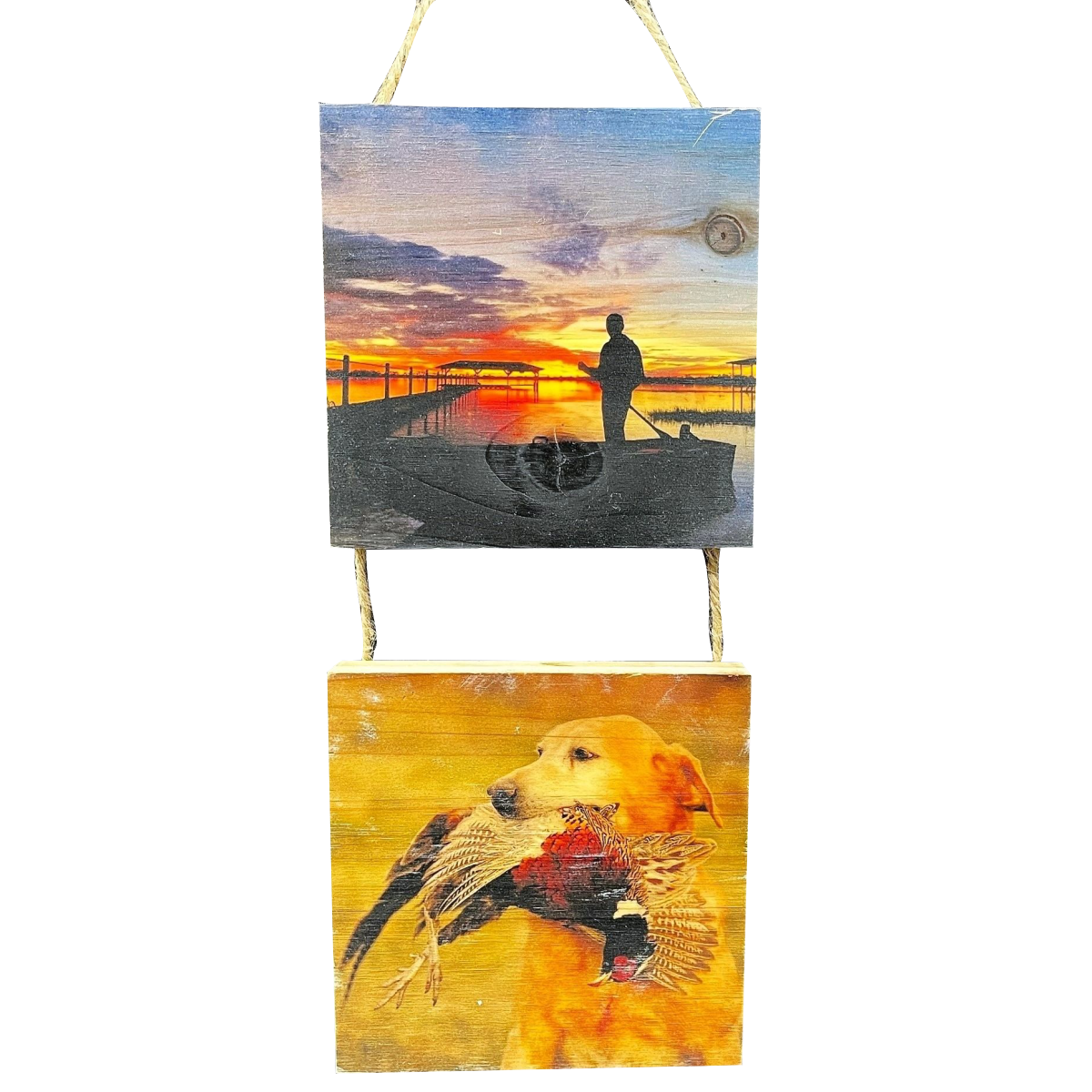5"X 5" Printed Hanging Plaque Set