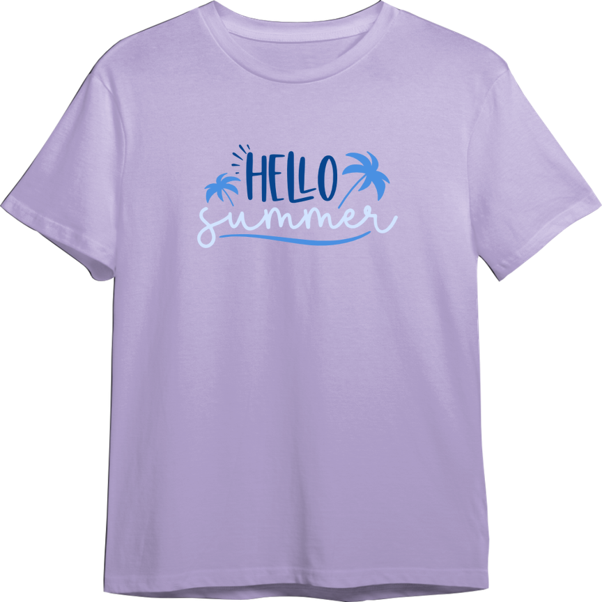 Hello Summer CUSTOMIZABLE TShirt (Available in 54 Colors!)