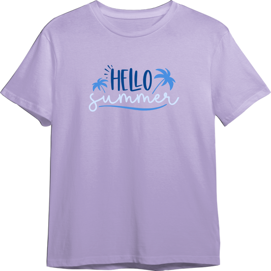 Hello Summer CUSTOMIZABLE TShirt (Available in 54 Colors!)