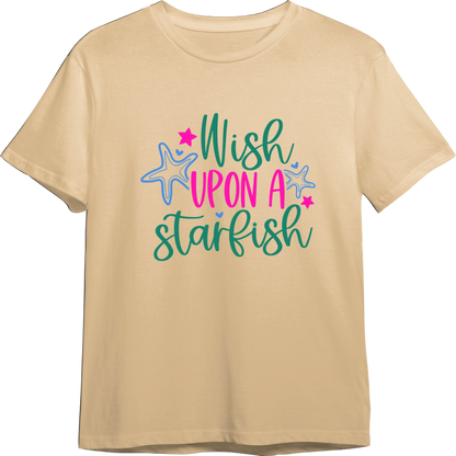 Wish Upon A Starfish CUSTOMIZABLE TShirt (Available in 54 Colors!)