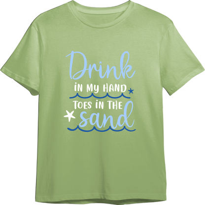 Drink In My Hand CUSTOMIZABLE TShirt (Available in 54 Colors!)