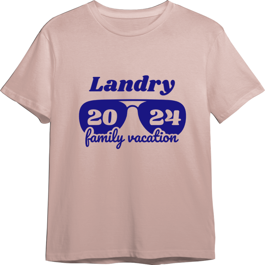 Sunglasses Family Vacation Shirt CUSTOMIZABLE TShirt (Available in 54 Colors!)