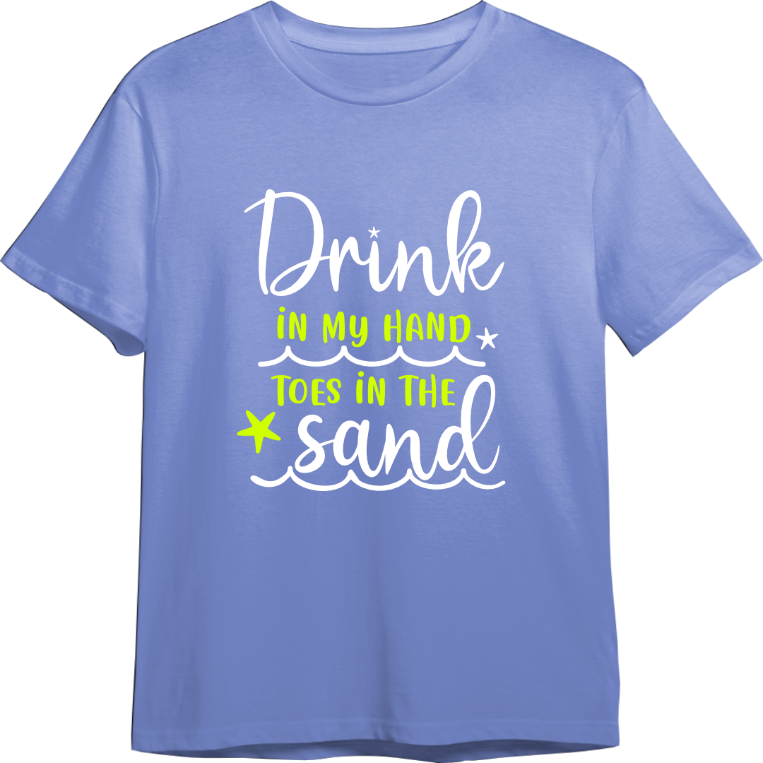 Drink In My Hand CUSTOMIZABLE TShirt (Available in 54 Colors!)