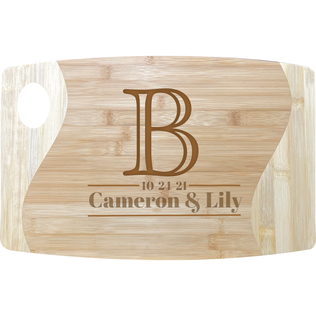 Personalized Name & Date Cutting Board