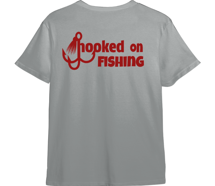 Hooked On Fishing TShirt (Available in 54 Colors!)