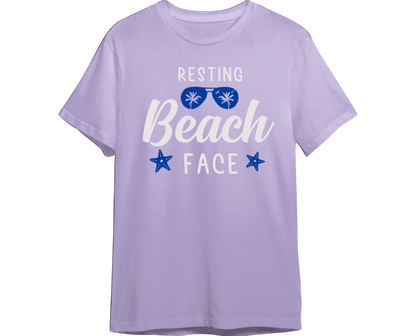 Resting Beach Face Shirt (Available in 54 Colors!)