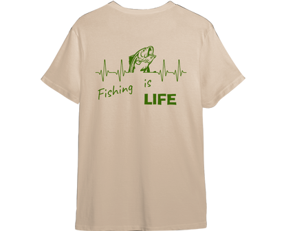 Fishing Is Life Shirt (Available in 54 Colors!)