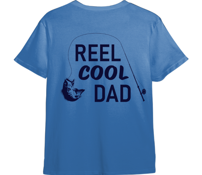 Reel Cool Dad TShirt (Available in 54 Colors!)