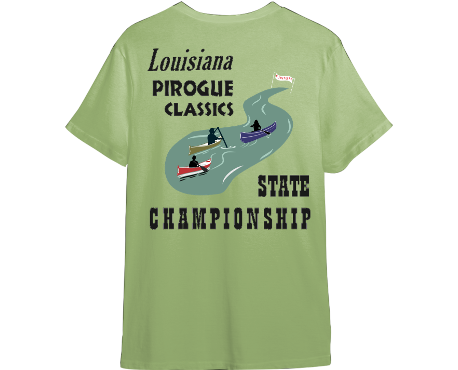 Louisiana Pirogue Shirt (Available in 54 Colors!)