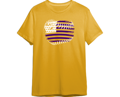 Baseball Flag Shirt (Available in 54 Colors!)