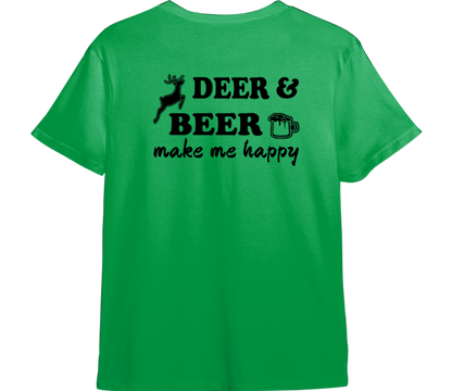 Deer & Beer TShirt (Available in 54 Colors!)