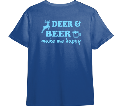 Deer & Beer TShirt (Available in 54 Colors!)