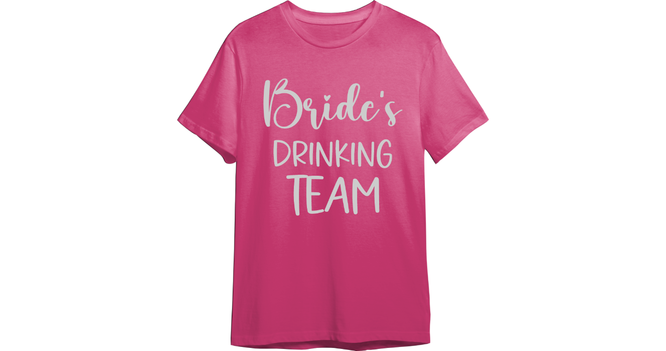 Drinking Team Bachelorette Shirt (Available in 54 Colors!)