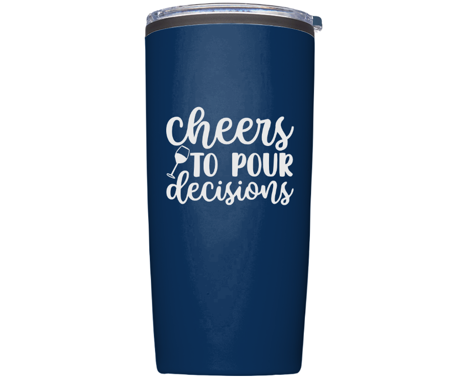 16 oz Tumbler With Design (Available in 16 Colors!)