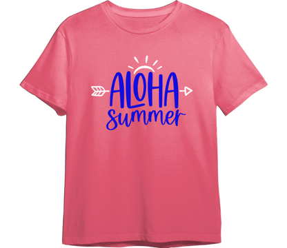 Aloha Summer CUSTOMIZABLE TShirt (Available in 54 Colors!)