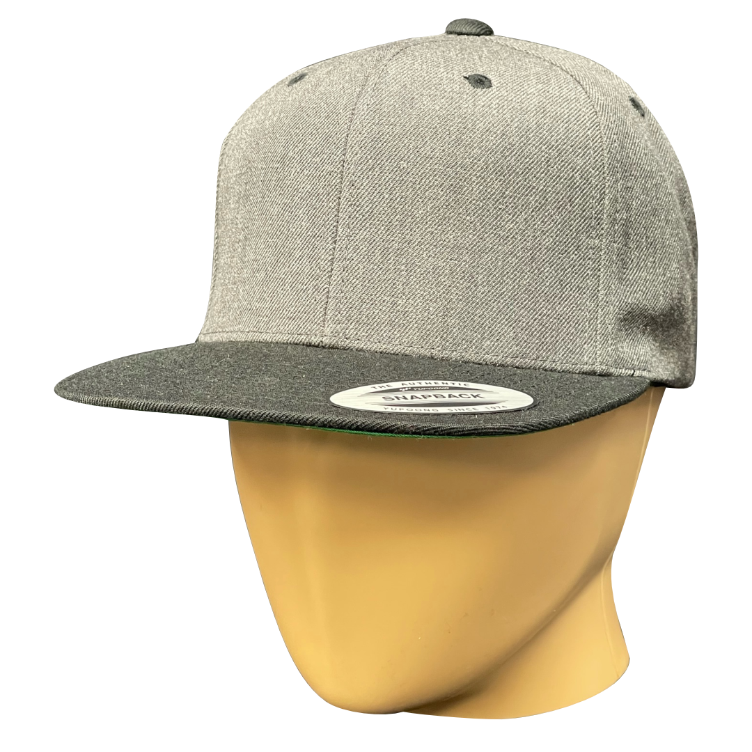 Structured Flat Visor 2-tone Snapback Hat
