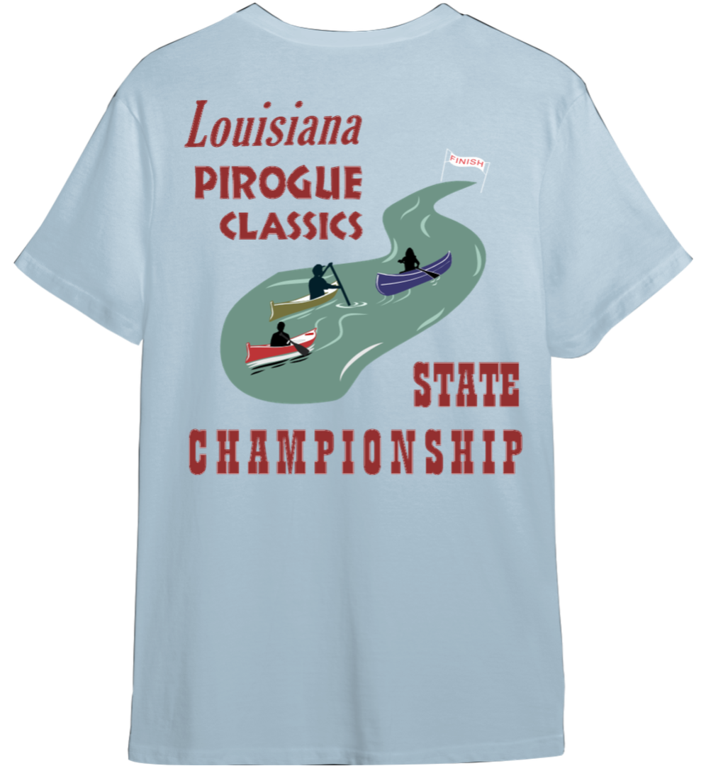 Louisiana Pirogue Shirt (Available in 54 Colors!)