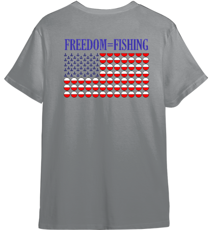 Freedom=Fishing Shirt (Available in 54 Colors!)