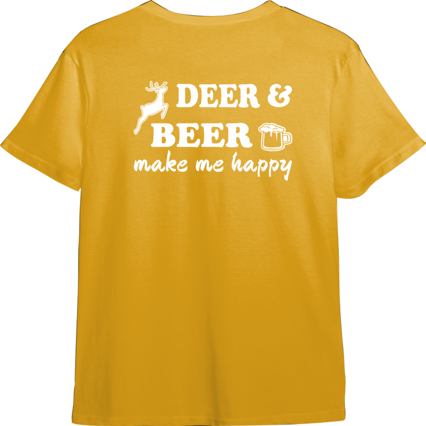 Deer & Beer TShirt (Available in 54 Colors!)