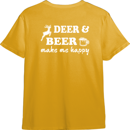 Deer & Beer TShirt (Available in 54 Colors!)