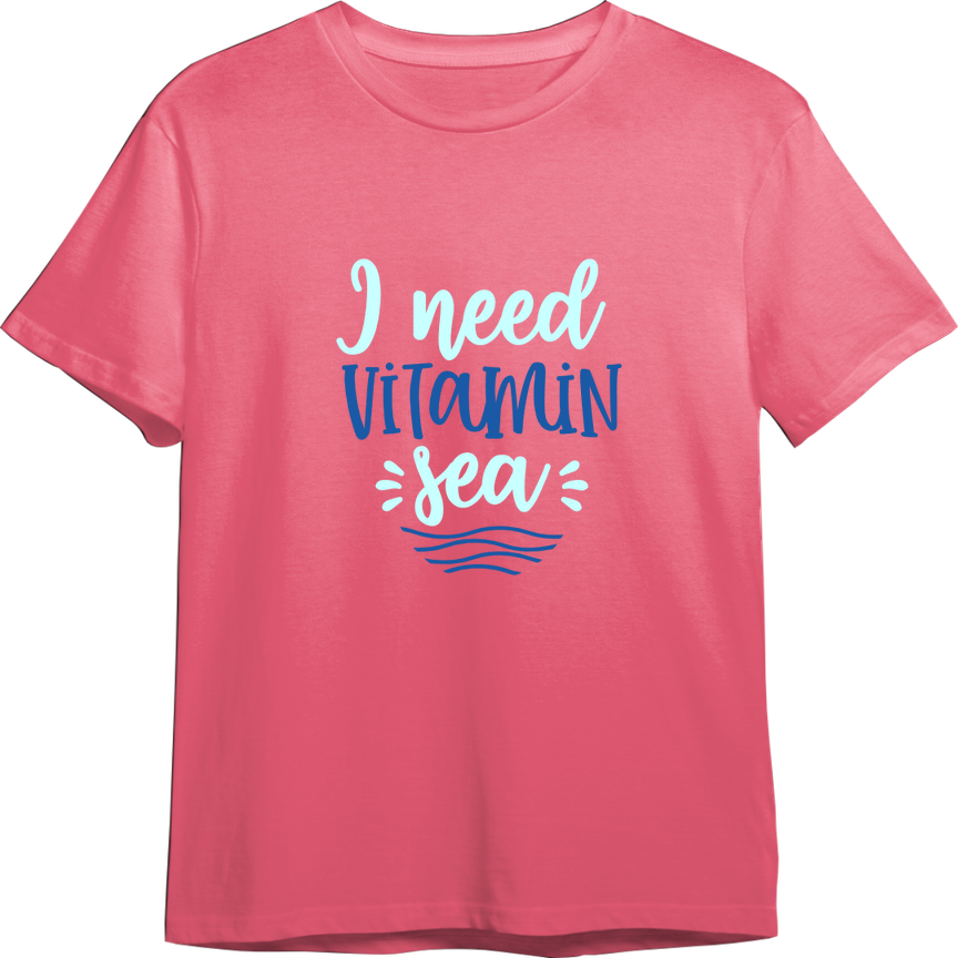 Vitamin Sea CUSTOMIZABLE TShirt (Available in 54 Colors!)