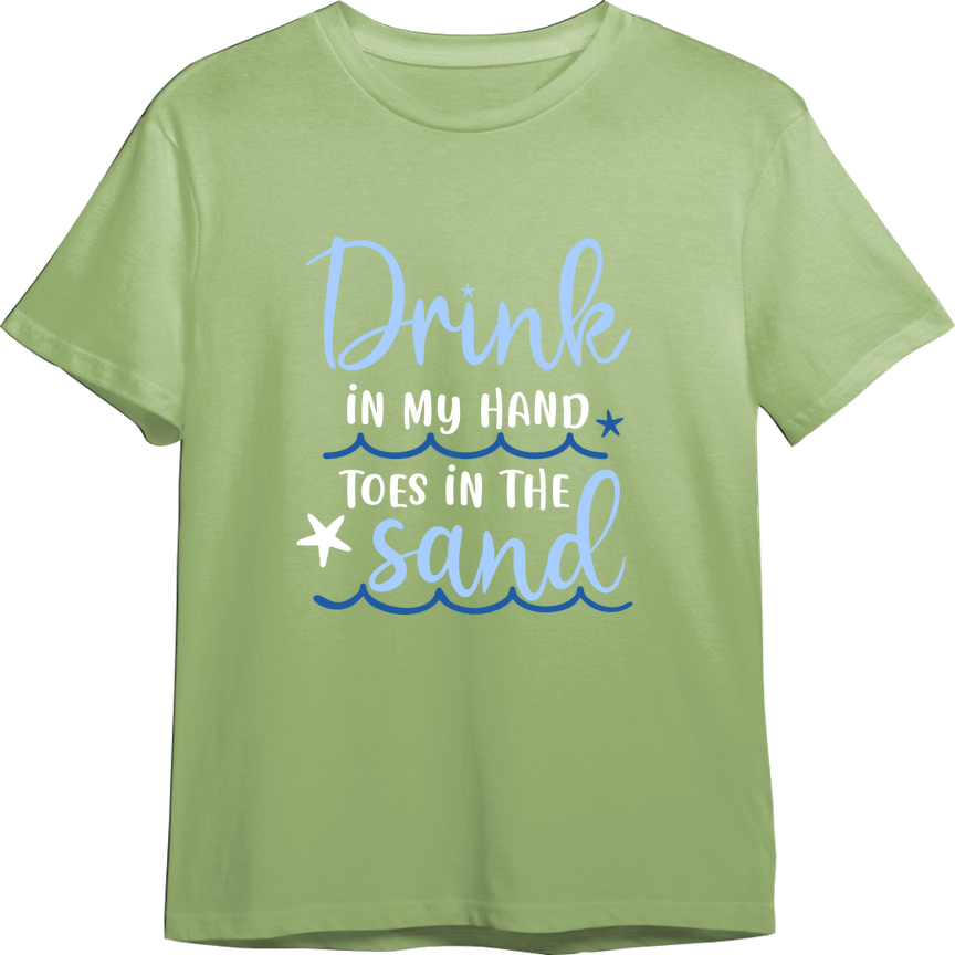 Drink In My Hand CUSTOMIZABLE TShirt (Available in 54 Colors!)